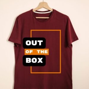 Maroon Organic Cotton T-Shirt